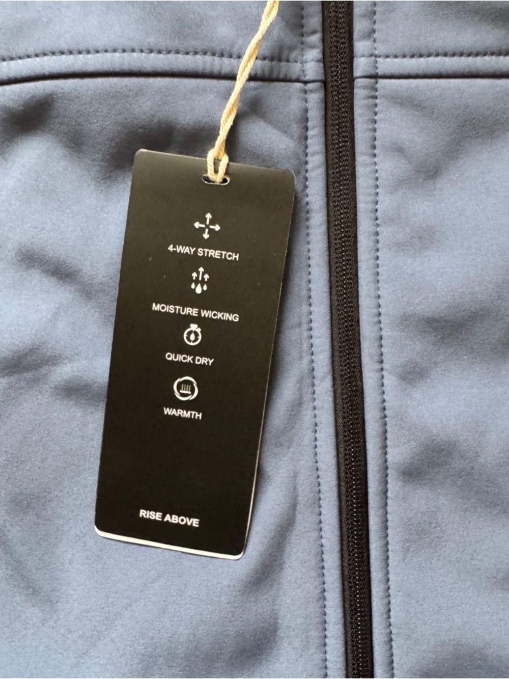 Men's Blue Outdoor Jacket with Fleece lining - Size M - Picture 5 of 6